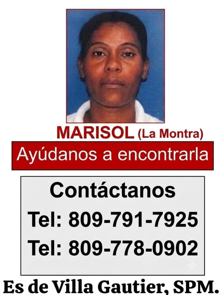 ¡¡DESAPARECIDA!! (Reportan persona desaparecida en San Pedro de Macorís; familiares solicitan ayuda urgente)