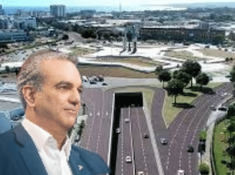 Presidente Luis Abinader dejará inaugurado este domingo el túnel de la Plaza de la Bandera